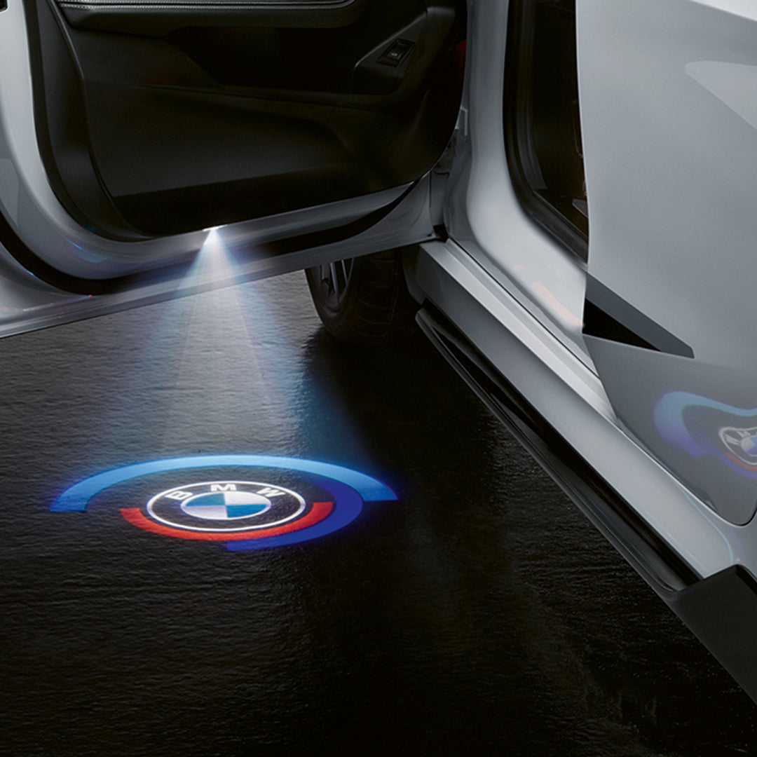 BMW M 50 Jahre LED Türprojektoren 68mm d`origine BMW (63315A64CE6