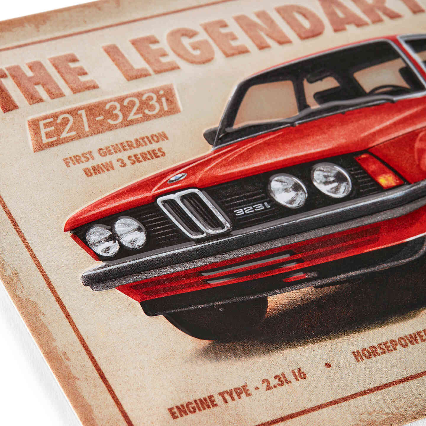 BMW E21 Metal Sign