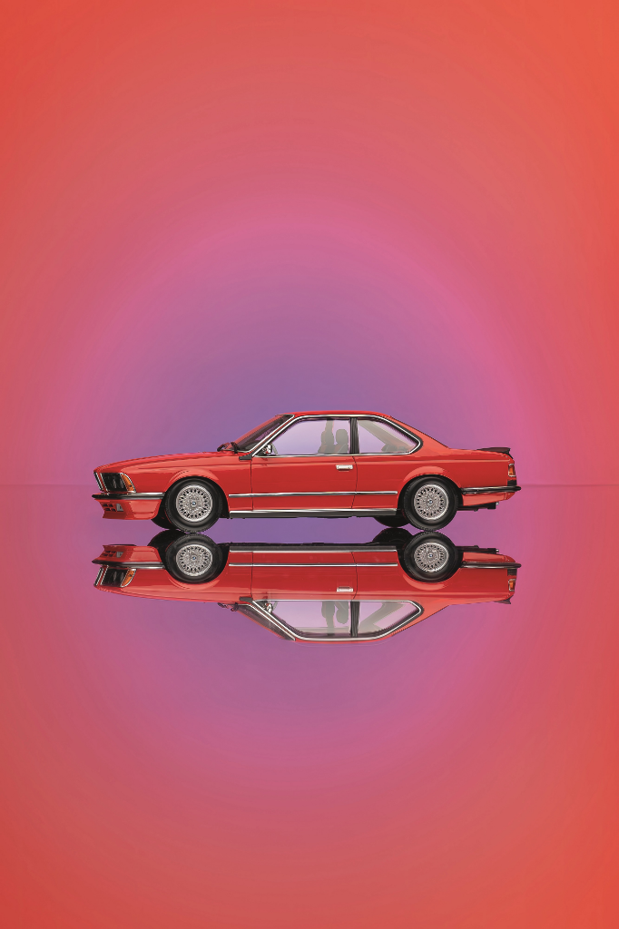BMW 635 CSI Red Toy 1:18